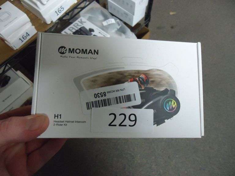 MOMAN H1 WIRELESS HEADSET AND INTERCOM 2-RIDER KIT
