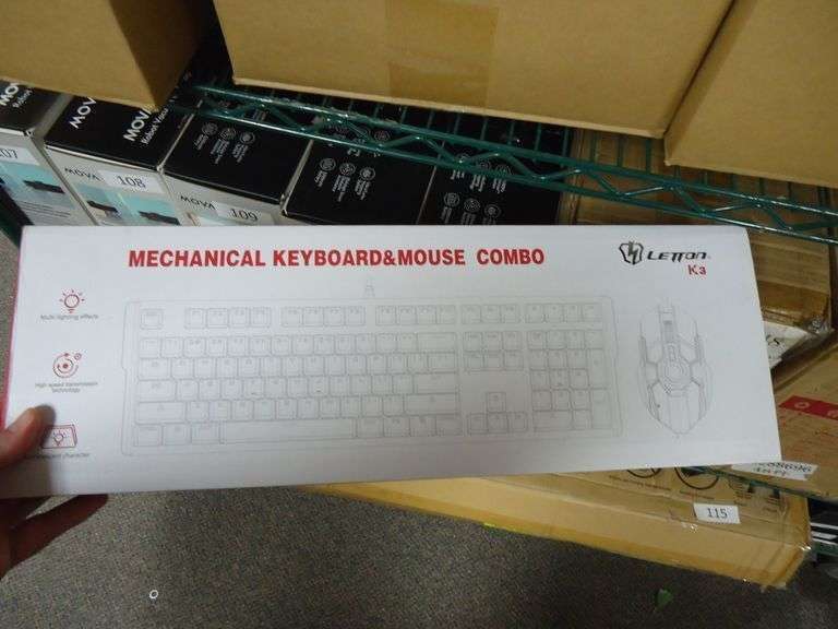 NEW! LETTON K3 KEYBARD AND MOUSE COMBO SET