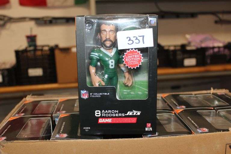 Brand new Excite Nfl 6" Collectible Figurine, Ny Jets #8  Aaron Rodgers #92017 With Limited Edition Variant Color Figures Included In Count