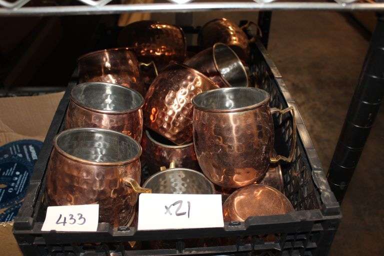 Metal Copper Shade Mugs