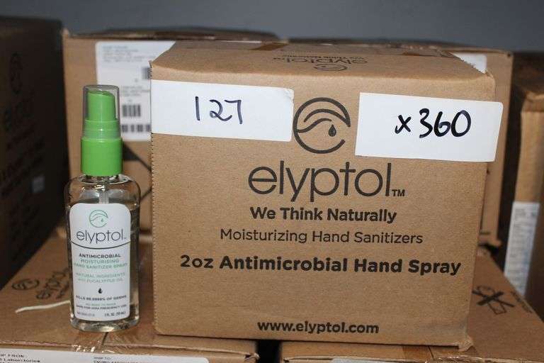 Elyptol Erlg02 2Oz Antimicrobial Moisturizing Hand Sanitizer Spray Travel Size