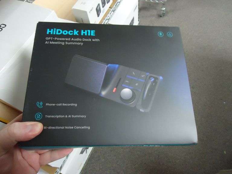 HIDOCK GPT-POWERED AUDIO DOCK WITH AI MEETING SUMMARY