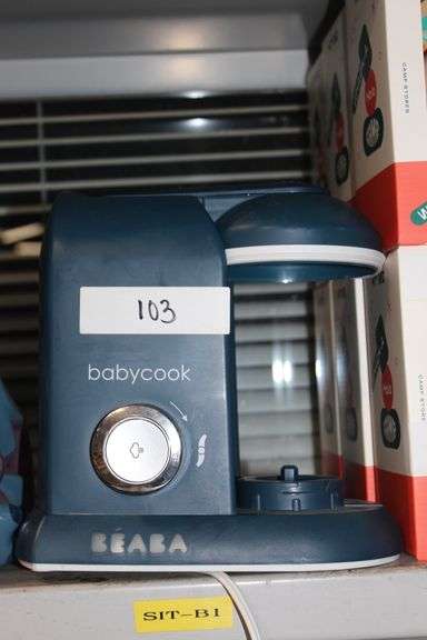 BEABA Babycook® Solo Baby Food Maker, Baby Food Blender, Baby Steamer, Navy