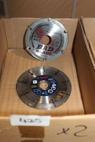 Circular Saw Blades Including Bosch 5" Dd510H Mortar Grout ; And Bad Blade Bbc450 Wood/ Aluminum