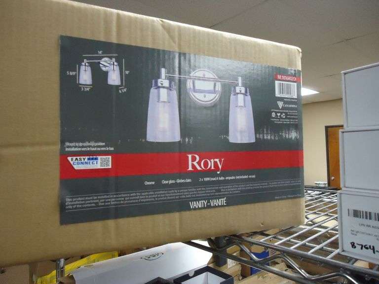NEW! RORY BATHROOM VANITY LIGHT FIXTURE