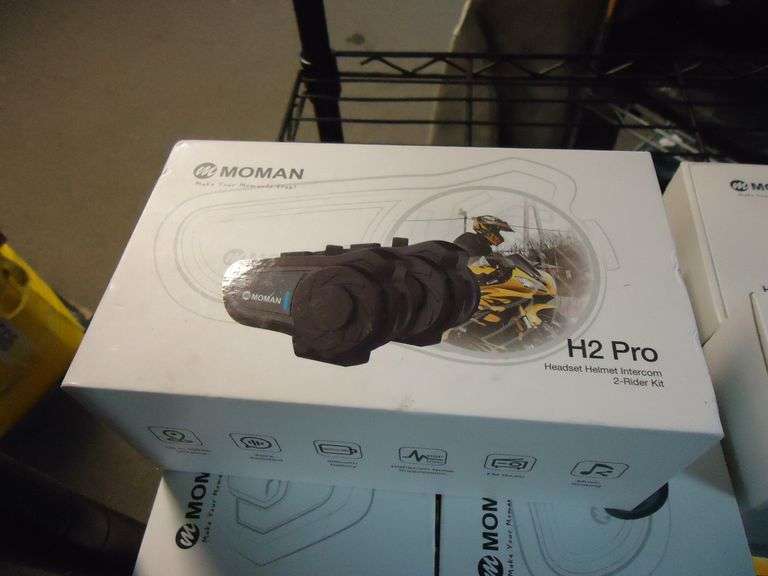 MOMAN H2 PRO WIRELESS HEADSET AND INTERCOM 2-RIDER KIT