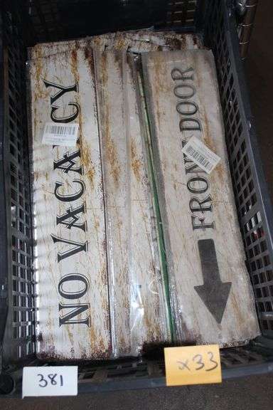 Assorted Vintage Style 4"X16" Metal Signs