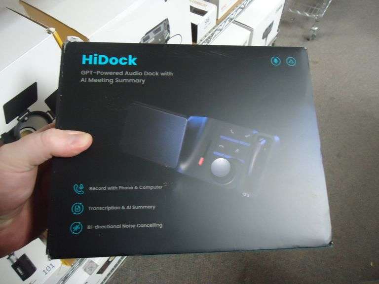 HIDOCK GPT-POWERED AUDIO DOCK WITH AI MEETING SUMMARY