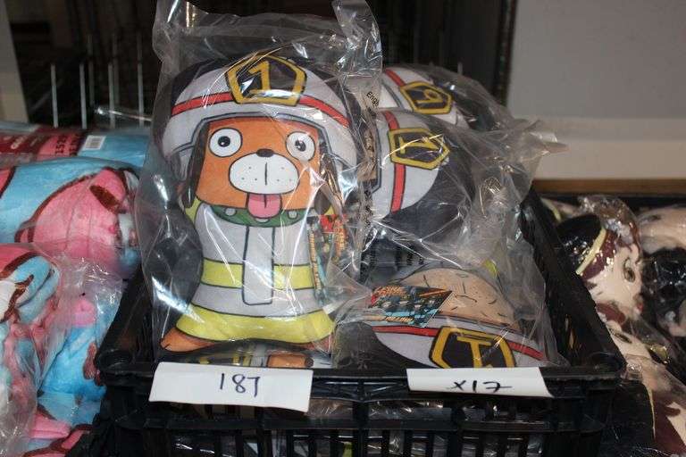 Brand new Surreal Fire Force Palxo Mascots 3 Shaped Pillow Toy 119