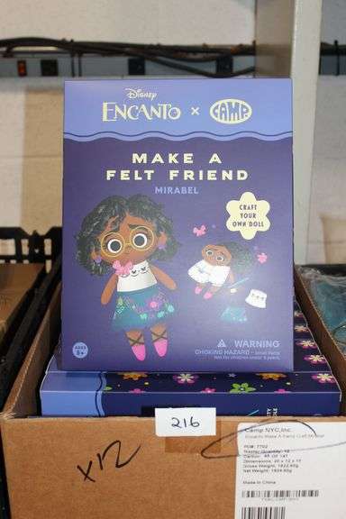 Brand New Camp X Disney's Encanto Collab  Mirabel Make A Felt Friend Doll Kit Tyac-Cmp-Ibxy