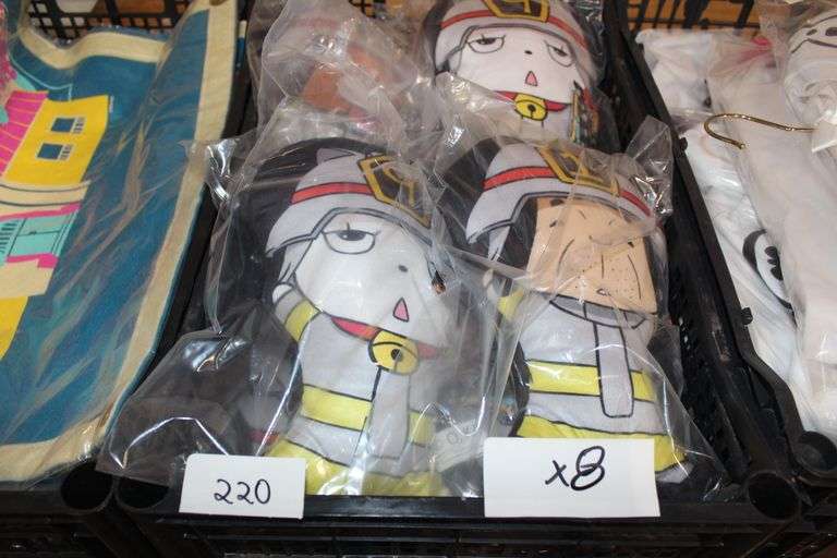 Brand new Surreal Fire Force Palxo Mascots 3 Shaped Pillow Toy 119