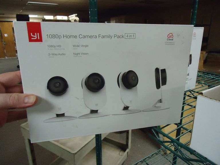 YI 1080P HOME CAMERA FAMILY PACK. 4 CAMERAS