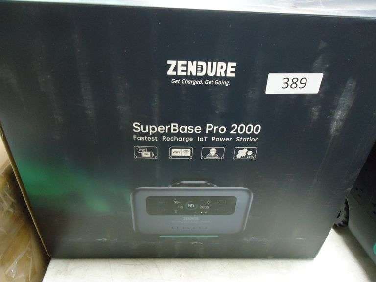 ZENDURE SUPER BASE PRO 2000 RECHARGEABLE PORTABLE POWER STATION ONLY