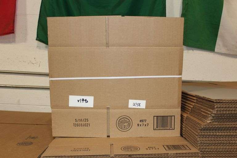 New Singlewall Box #977 9"X7"X7"