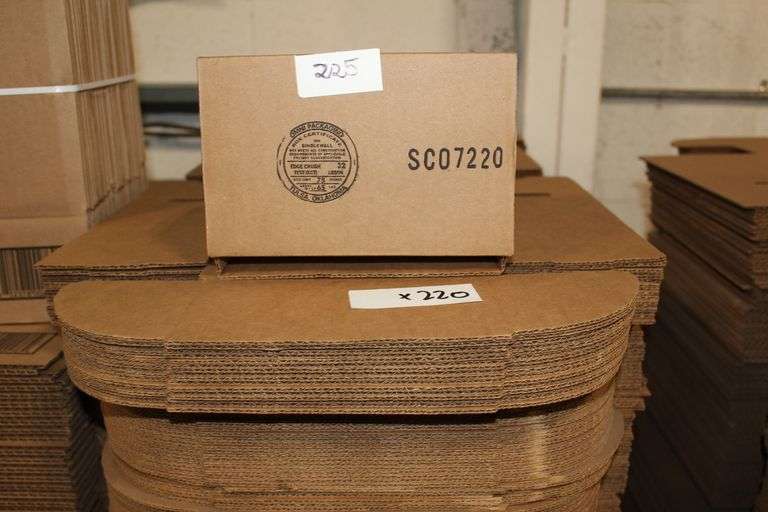 Omni Packaging Singlewall Box Sc07220 Top Opening, Aprox 7-3/4" X 5" X 4"