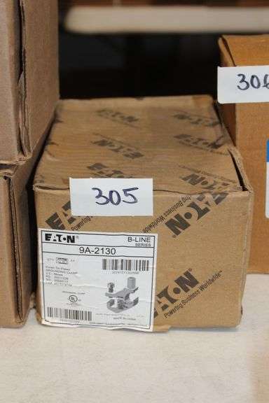 Eaton B-Line Series 9A-2130 Tin Plated Grounding Clamp 20-Pack
