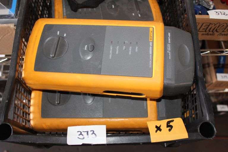 Fluke Dsp-4000Sr Smart Remote With Dsp-Lia-012 Channel Adapter For Cat 5E