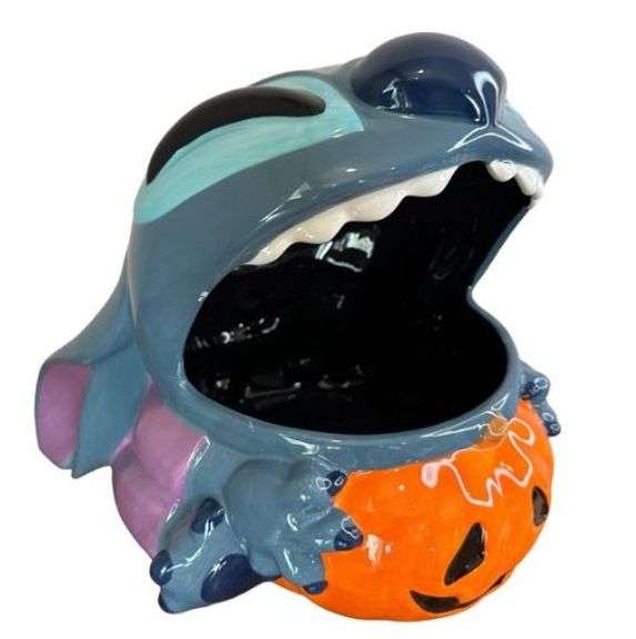 Disney Parks Halloween Stitch Candy Bowl โ Lilo & Stitch โ NEW
