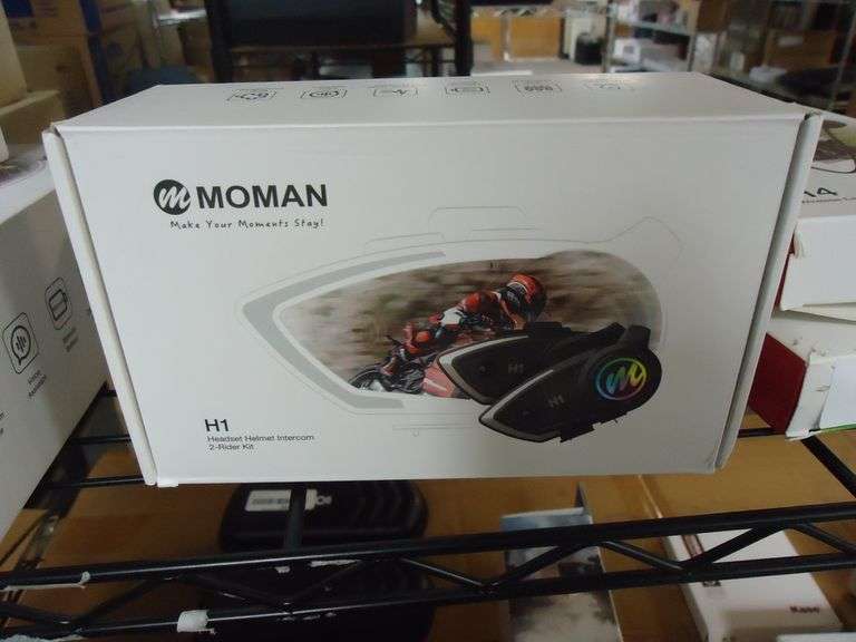 MOMAN H1 WIRELESS HEADSET AND INTERCOM 2-RIDER KIT