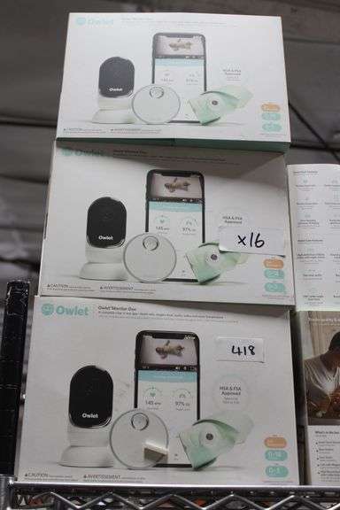 Owlet Monitor Duo Complete Baby Monitor Kit 3Rd Gen Ps03Nnbbyg