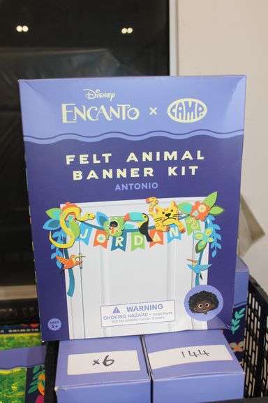 Brand New Camp X Disney's Encanto Collab Antonio Felt Animal Banner Kit Tyac-Cmp-S6G9