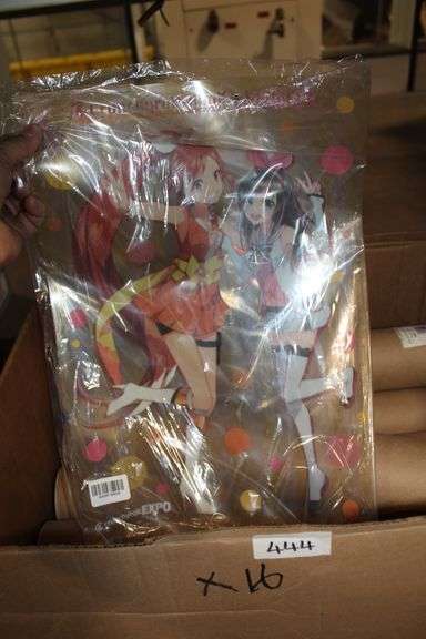 Brand new 2018 Crunchyroll Expo Kizuna Al & Hime Poster Clear