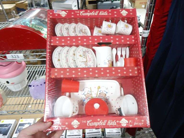 NEW! THE CAMPBELL KIDS TEA PARTY FOOD SET