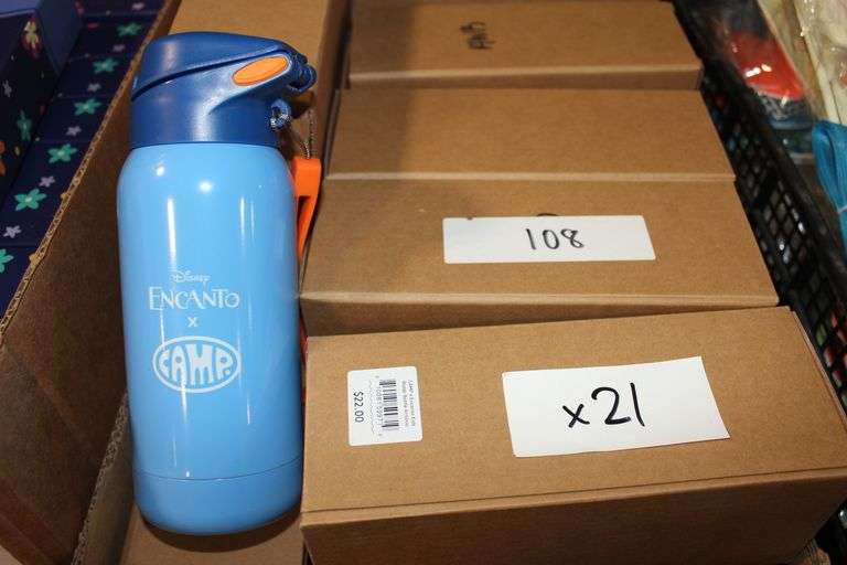 Brand New Camp X Disney's Encanto Collab Kids Metal Water Bottle Antonio Theme Retail $22Ea.