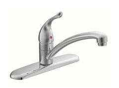 Seasons 158713 Anchor Point Single Handle Kitchen Faucet Less Spray With Deckplate In Chrome Finish 1.8Gpm
