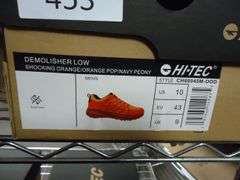 NEW! HI-TEC DEMOLISHER LOW SHOE MENS SIZE 10.5