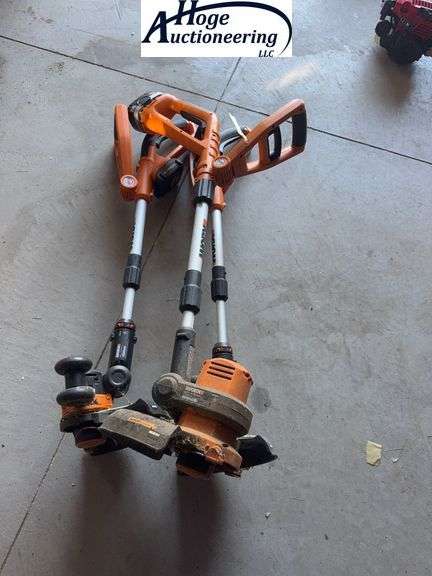 3-Worx weed trimmers