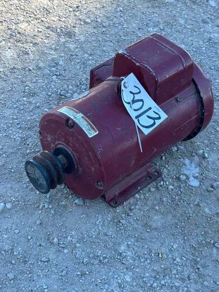 SINGLE PHASE 5 HP MOTOR - Hoge Auctioneering LLC