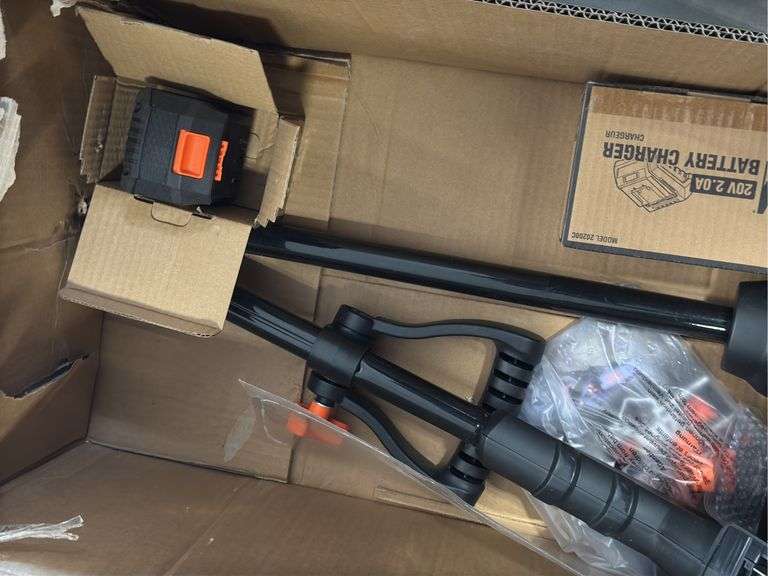 WEN 20V 12-INCH CORDLESS SNOW SHOVEL, 20720, WITH BATT/ CHGR.,