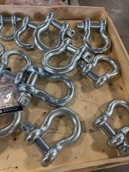Anchor shackles--sizes 3/4" to 1-1/4", 38 count/ one money