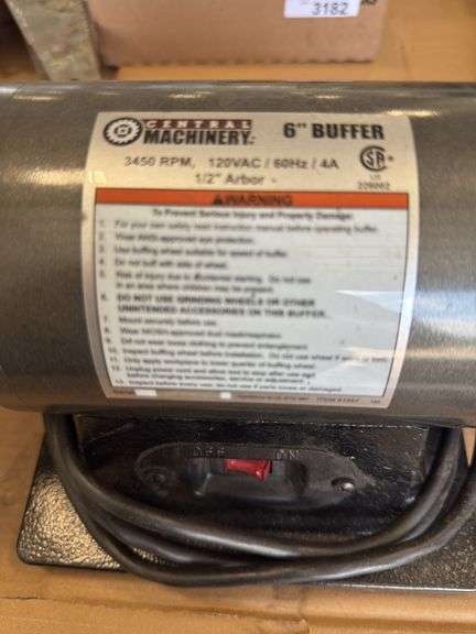 CENTRAL MACHINERY 6" BUFFER