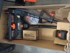 WEN 20V 12-INCH CORDLESS SNOW SHOVEL, 20720, WITH BATT/ CHGR.,