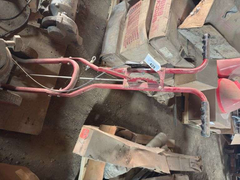Gas powered lawn edger.