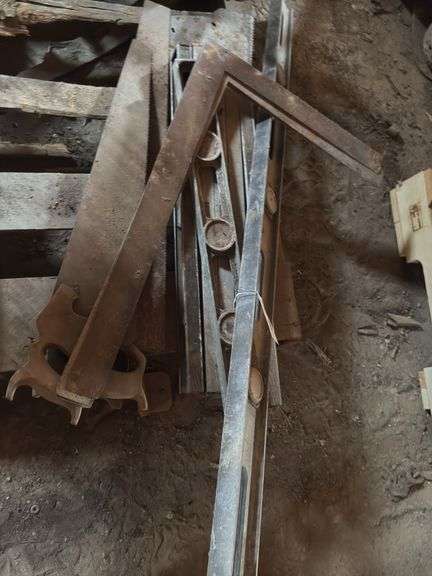 Levels, squares, saws
