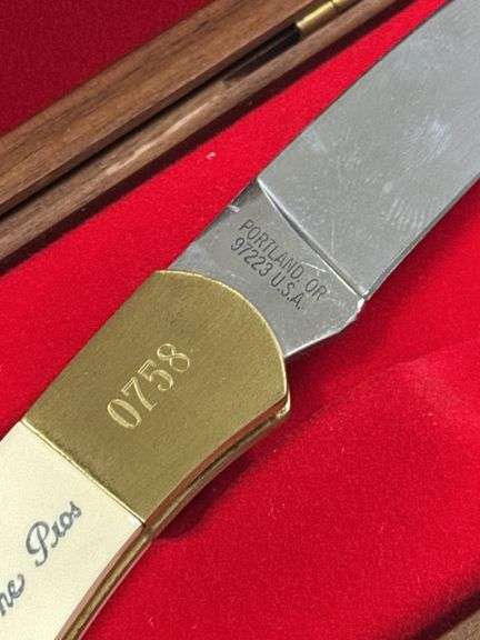 Mac Tools 1938-1989 Gerber collectable knife in case.