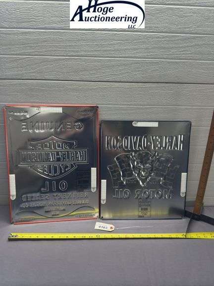 X2 - Harley-Davidson signs - tin