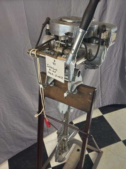 1925 Johnson A25 outboard motor (stand not included)