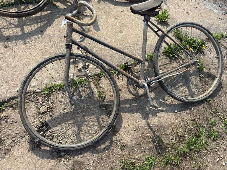 Unknown antique girls bike