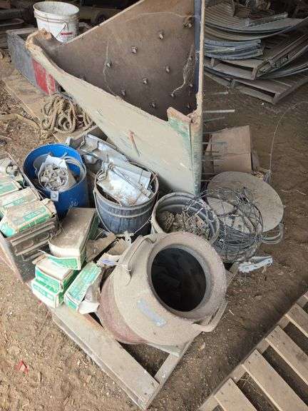 Bin parts, milk can, organizer- pallet