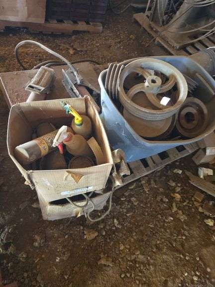 Belt pulley, porta power pumps-pallet