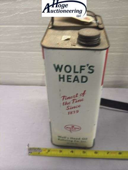 Wolf's Head oil can - 1 gallon