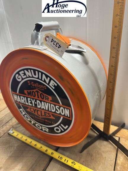 Harley-Davidson Motorcycles Motor Oil can (5 gallons)