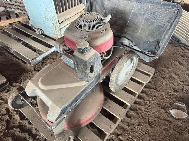 Troy Bilt walk behind brush mower, 24"