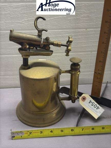 Vintage brass blow torch - no markings