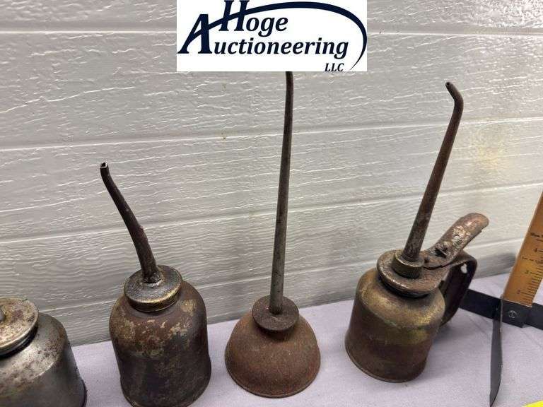 6 thumb oil cans