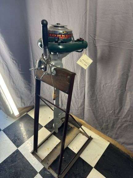 1939 Johnson Sausage tank outboard motor